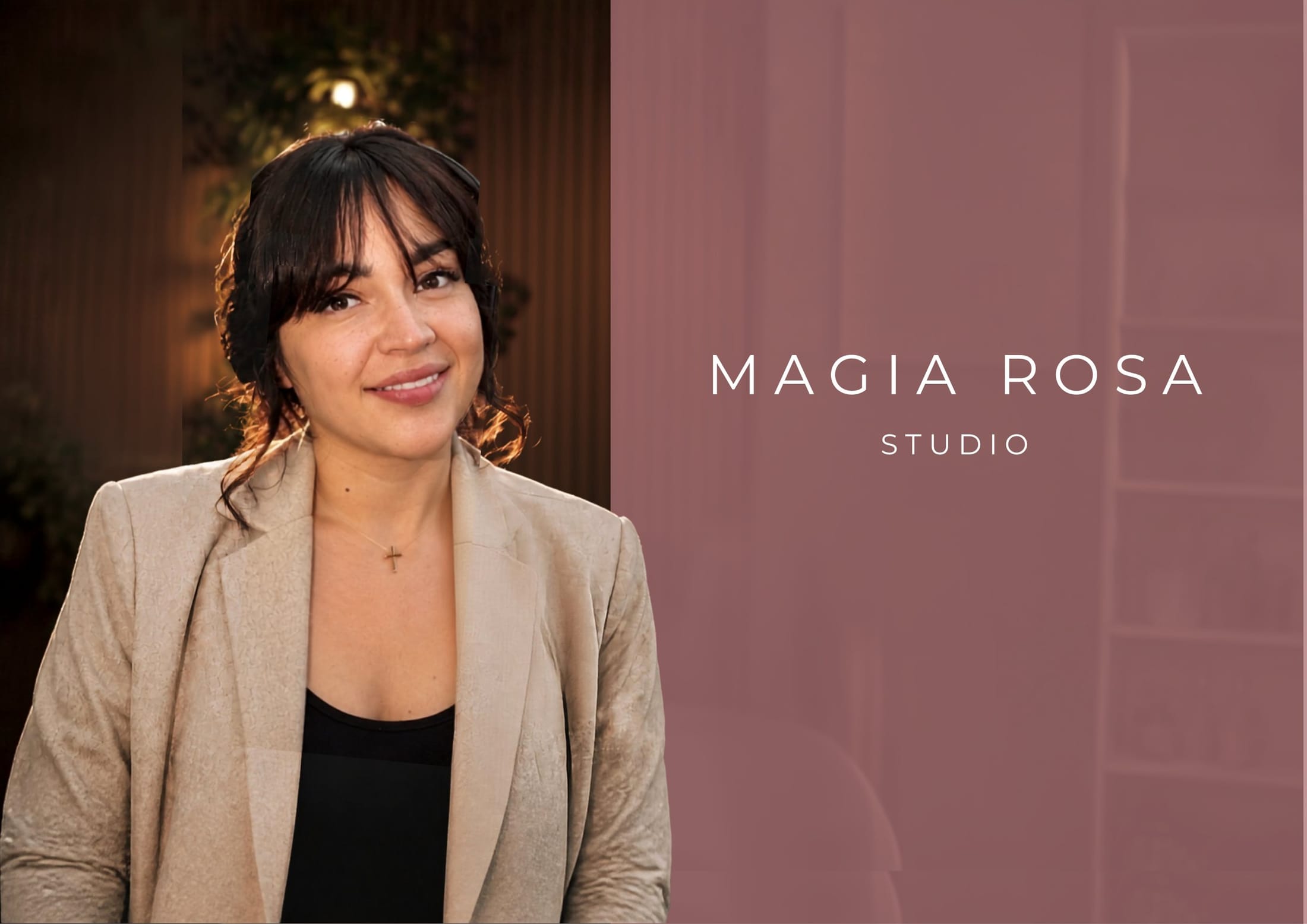 Endy, fundadora de Magia Rosa Studio